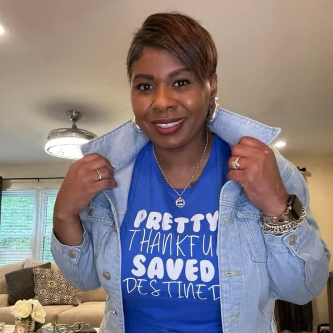 Pretty, Thankful, Saved and Destined Tee